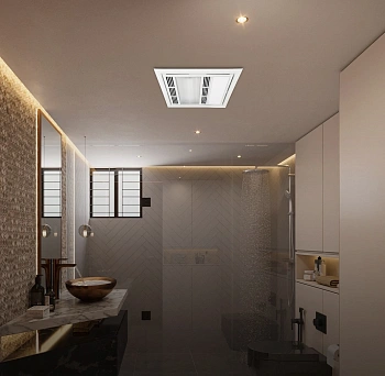 Exhaust fan Domini 3-in-1 Bathroom Heater 3CCT 13W LED WHT